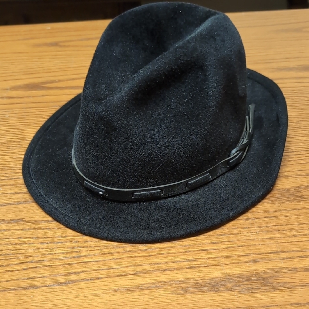 Lee Black Fedora with Sleek Band